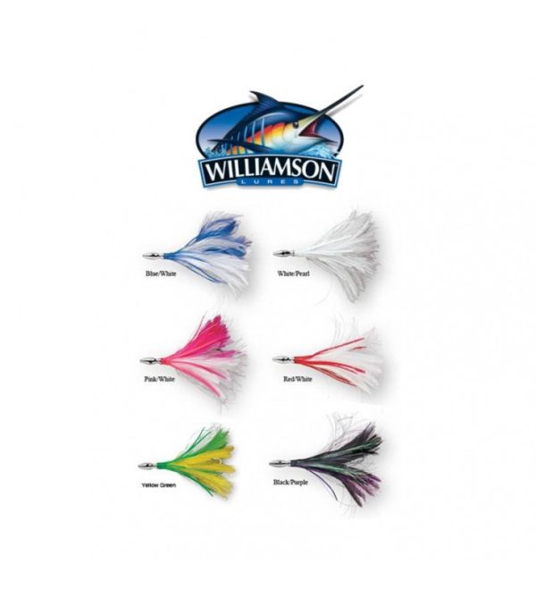 WILLIAMSON FLASH FEATHER RIGGED 10cm