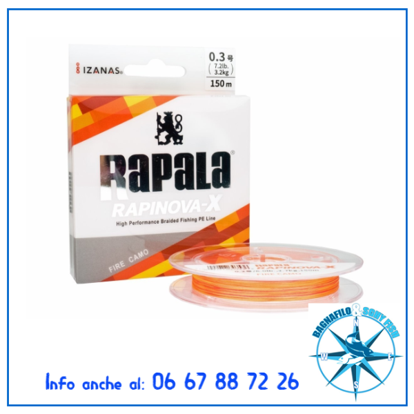 Rapala Rapinova-X 150m