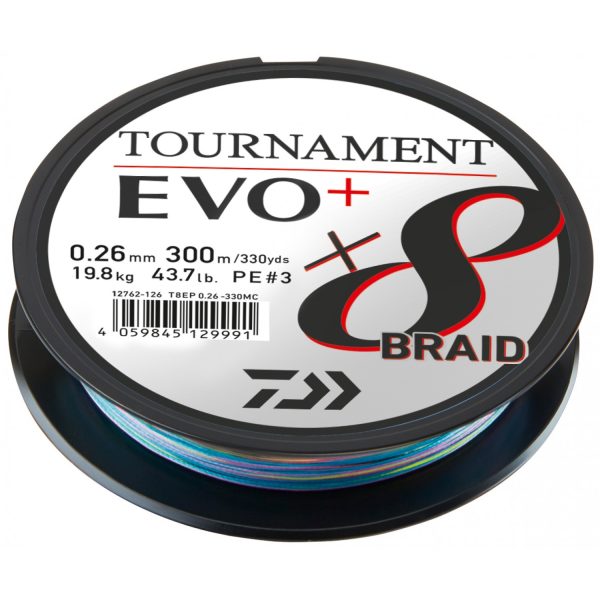 Daiwa Tournament X8 Evo+Braid 300m Multicolor
