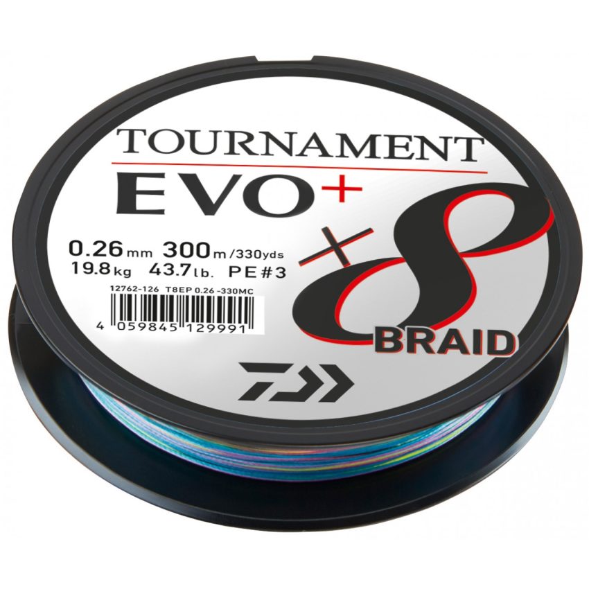 Daiwa Tournament X8 Evo+Braid 300m Multicolor