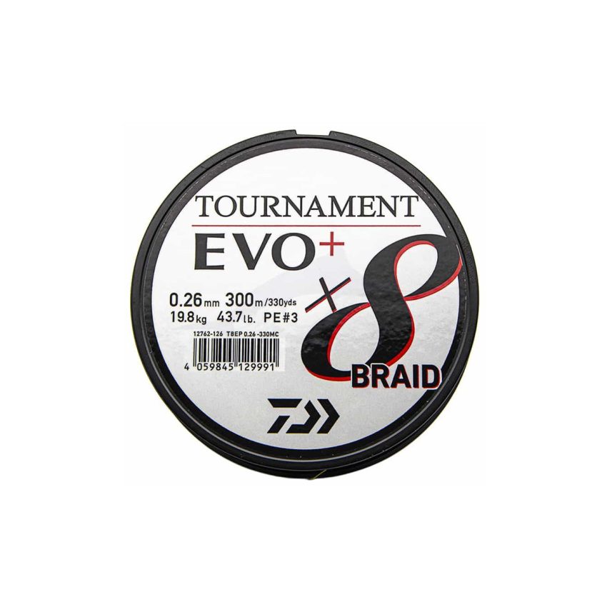 Daiwa Tournament X8 Evo+Braid 270m Chartreuse